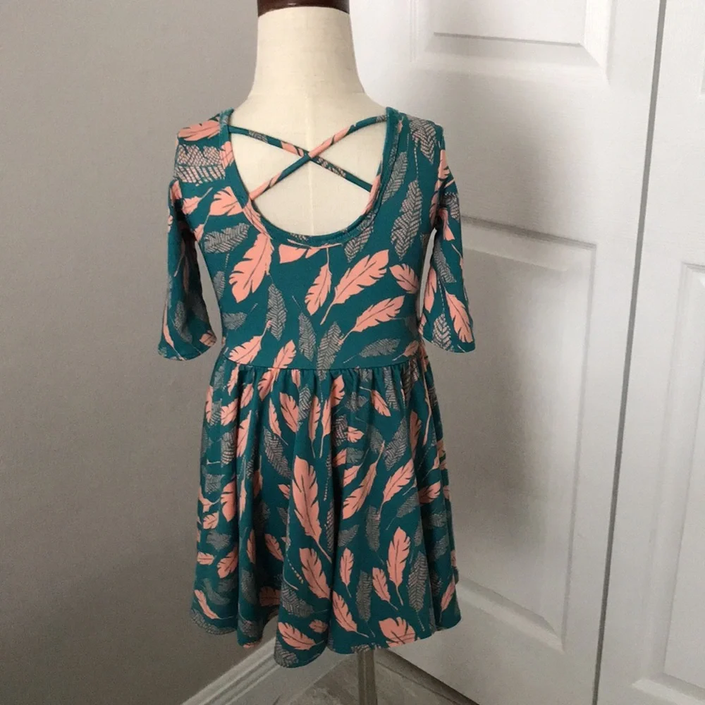DOT DOT SMILE Girls Twirl Print Dress | 3-4